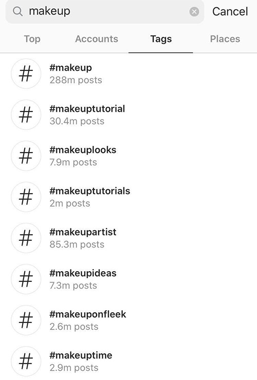 Popular-Instagram-Hashtags - Beauty Trends and Makeup Collections | Profile