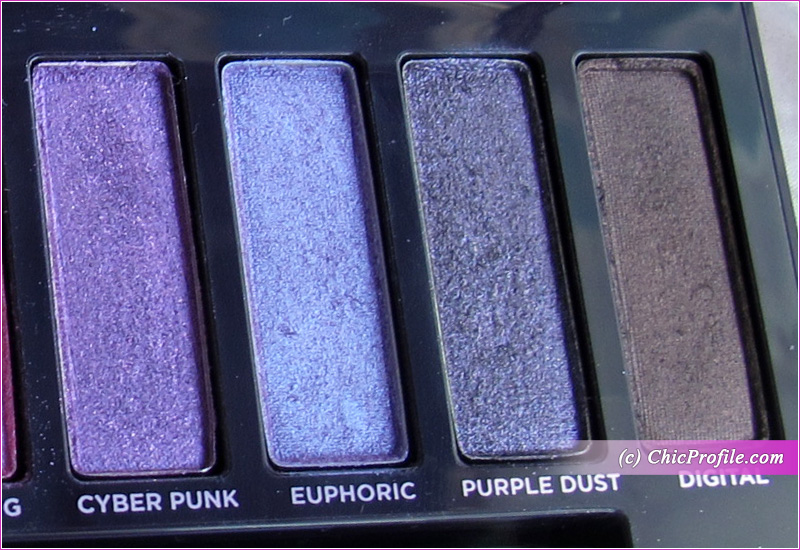 Urban Decay Naked Ultraviolet Palette eyeshadows