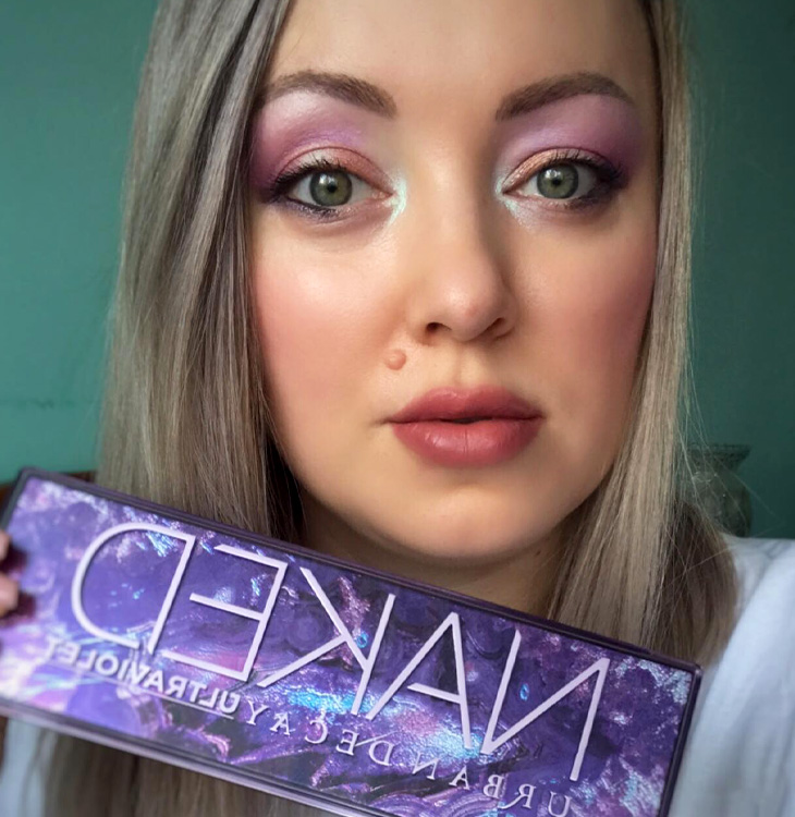 Urban Decay Naked Ultraviolet Palette Makeup Look