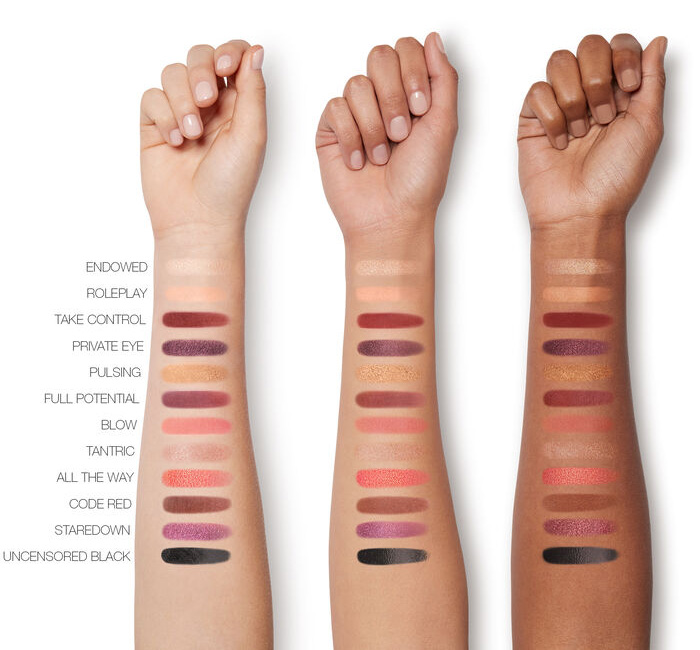 Extreme Effects Eyeshadow Palette Swatches
