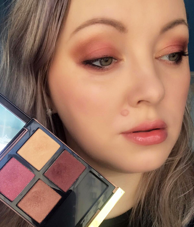 Tom Ford Burnished Amber Eye Color Quad Makeup Look