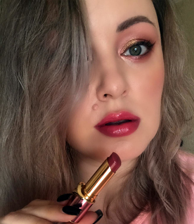 Pat McGrath Belle Amour Divinyl Lip Shine Makeup Look