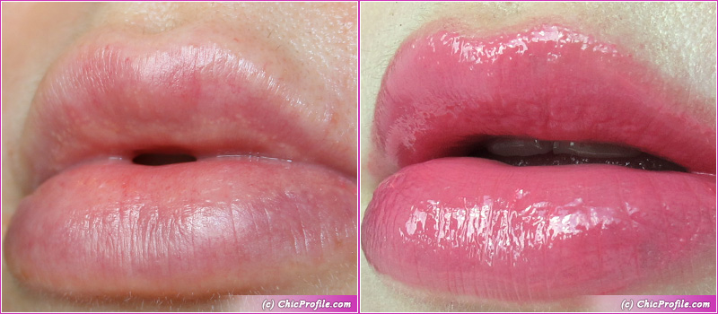 Pat McGrath Boudoir Rose Divinyl Lip Shine Comparison