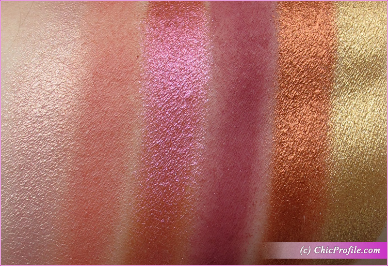 Pat McGrath Rose Decadence Eyeshadow Palette Swatches