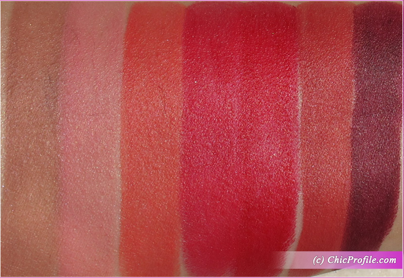 Rouge Bunny Rouge Full Colour Matt Lipsticks Swatches