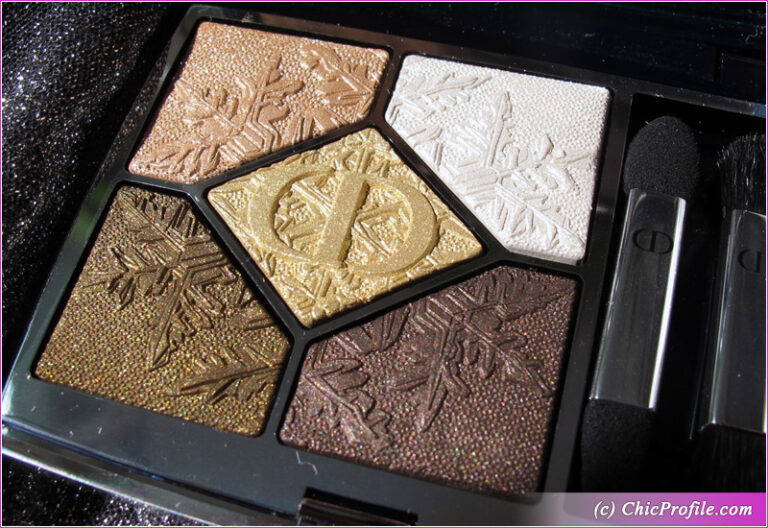 Dior Golden Nights (549) Golden Snow Eyeshadow Palette Review, Live