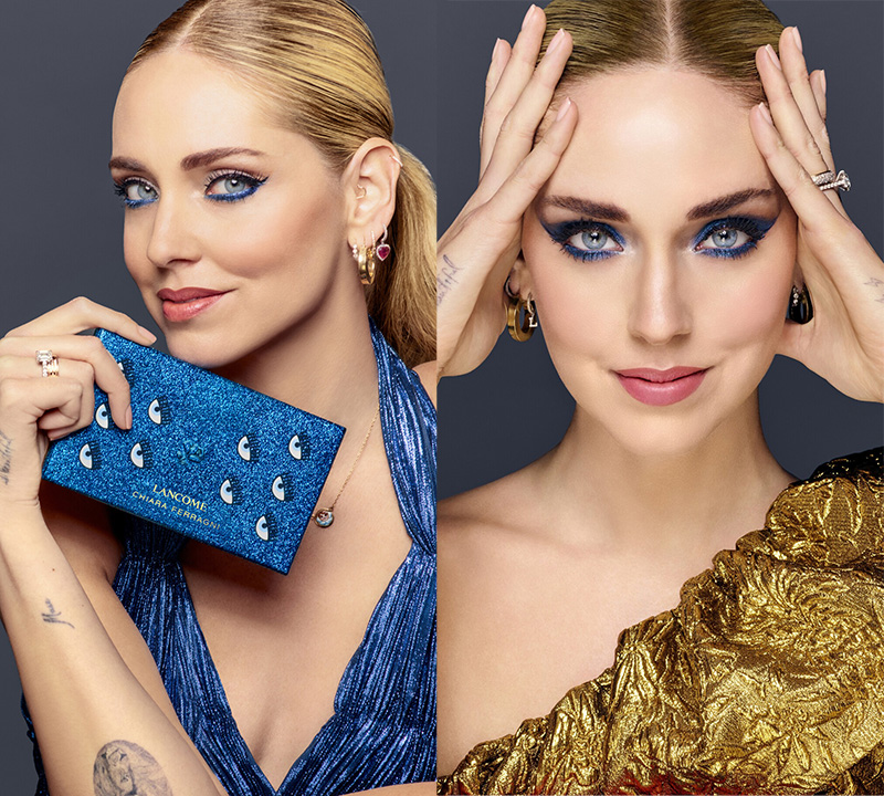 Lancome X Chiara Ferragni Eyeshadow Palette Makeup Look