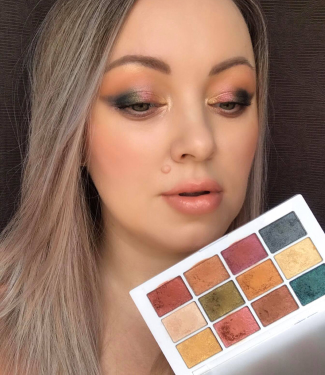 Makeup by Mario Master Metallics Eyeshadow Palette Makeup Look 1