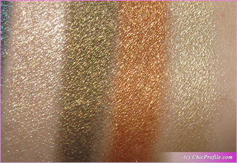 Makeup by Mario Master Metallics Eyeshadow Palette Swatches Second Row