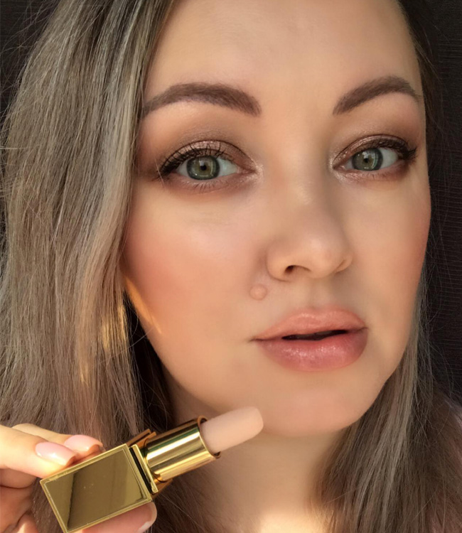 Tom Ford Balm Frost Makeup Look