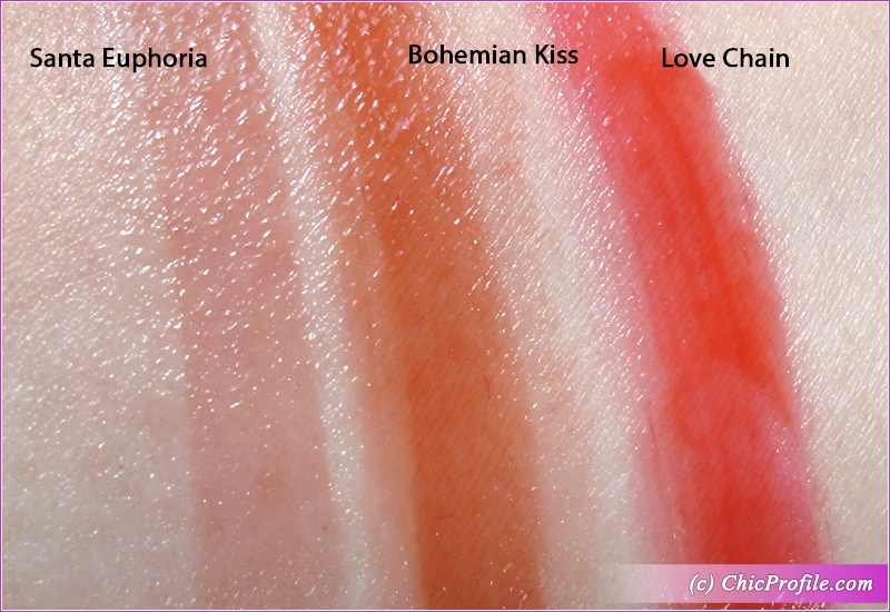 Charlotte Tilbury Tinted Love Lip & Cheek Tints Blended Swatches