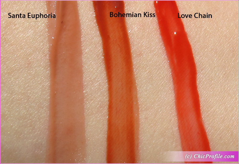 Charlotte Tilbury Tinted Love Lip & Cheek Tints Swatches