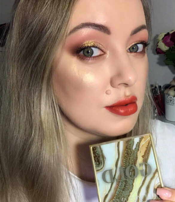 Huda Beauty Gold Obsessions Palette Review, Live Swatches, Makeup Looks ...