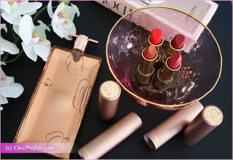 Lancome L'Absolu Rouge Intimatte Lipsticks Packaging