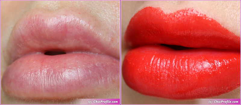 L'Absolu Rouge Intimatte (130) Not Flirting Lip Swatches