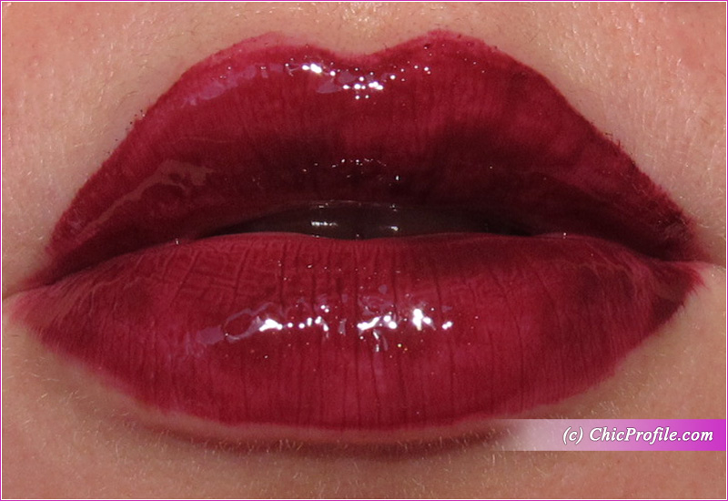 NARS Mississippi Vinyl Lip Lacquer Lip Swatch