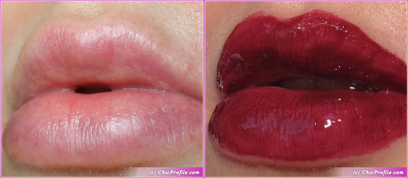 NARS Mississippi Vinyl Lip Lacquer Lip Swatches