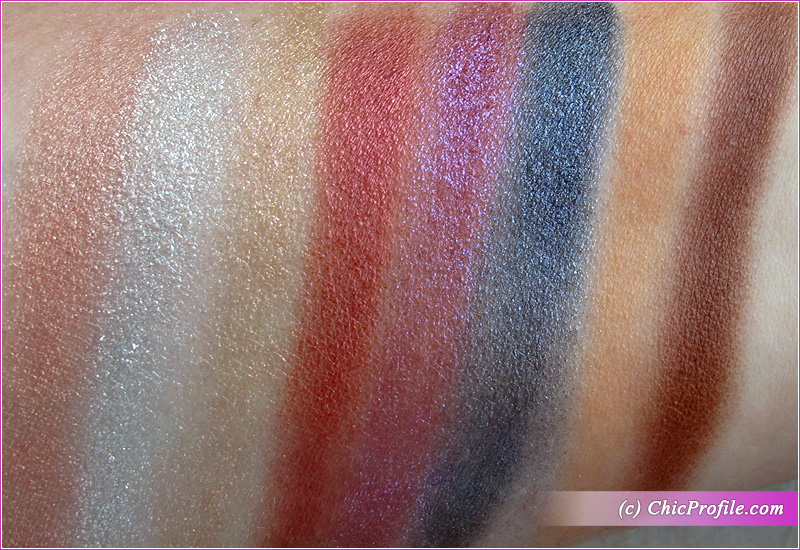 SUQQU Holiday Eyeshadow Palette Swatches