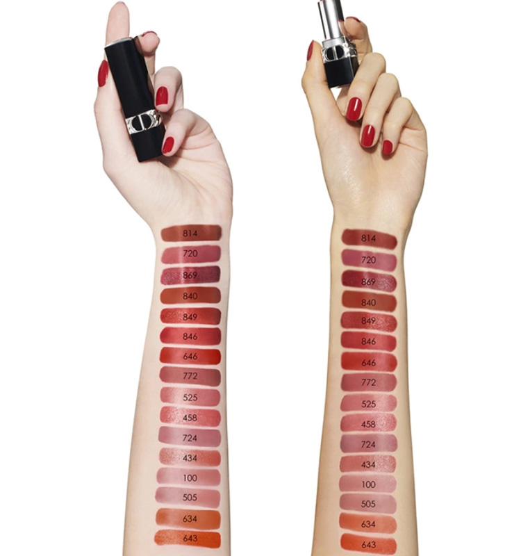 Dior Rouge Dior Reimagined Lipsticks Swatches