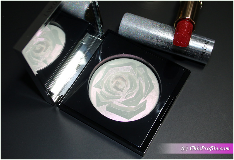 Lancome La Rose Face Highlighter Open