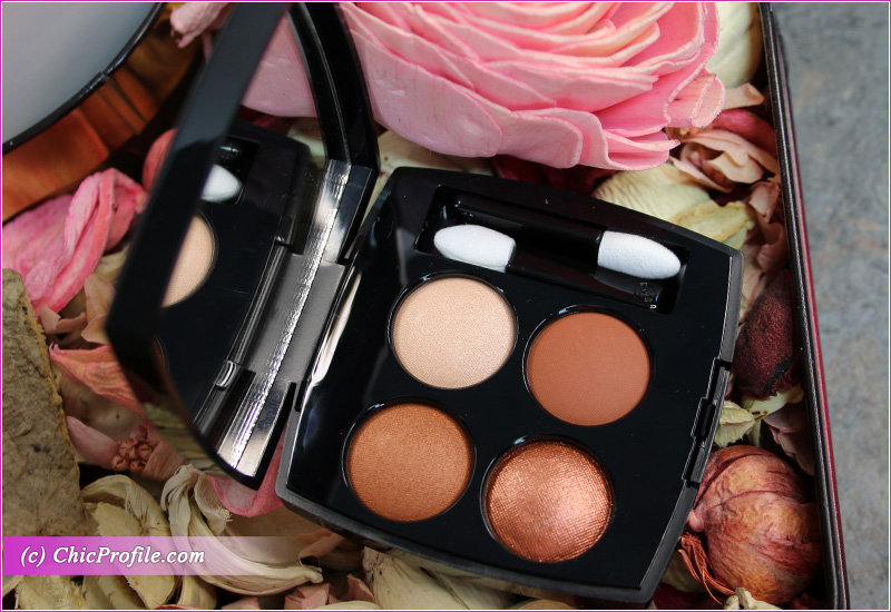 Chanel Bouquet Ambre (372) Les 4 Ombres Multi-Effect Quadra Eyeshadow Open