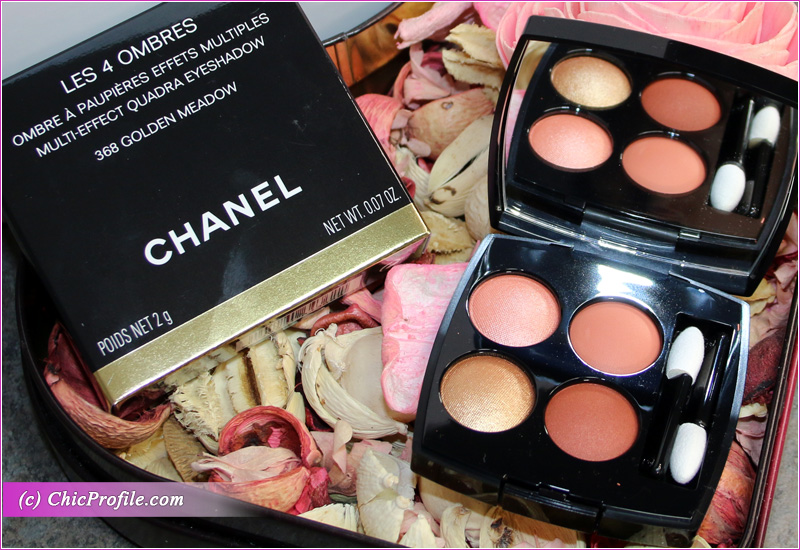 Chanel Golden Meadow (368) Les 4 Ombres Multi-Effect Quadra Eyeshadow  Review, Live Swatches, Makeup Look - Beauty Trends and Latest Makeup  Collections