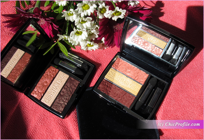 Dior Trioblique Pure Glow Eyeshadow Palettes Open