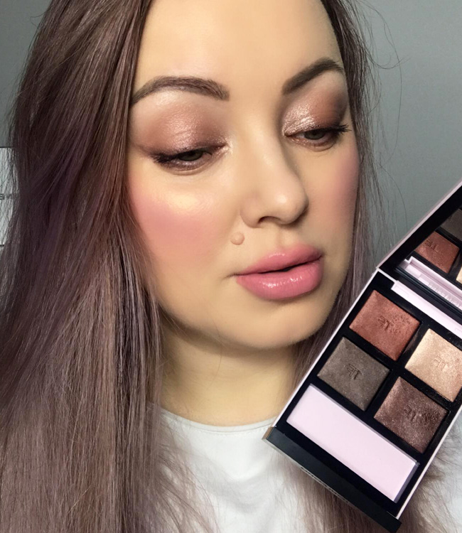 Tom Ford Rose Prick Body Heat Eye Color Quad Review, Live Swatches, Makeup Look - Beauty Trends and Latest Collections | Profile