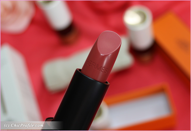 Hermes Rose Epice Satin Lipstick