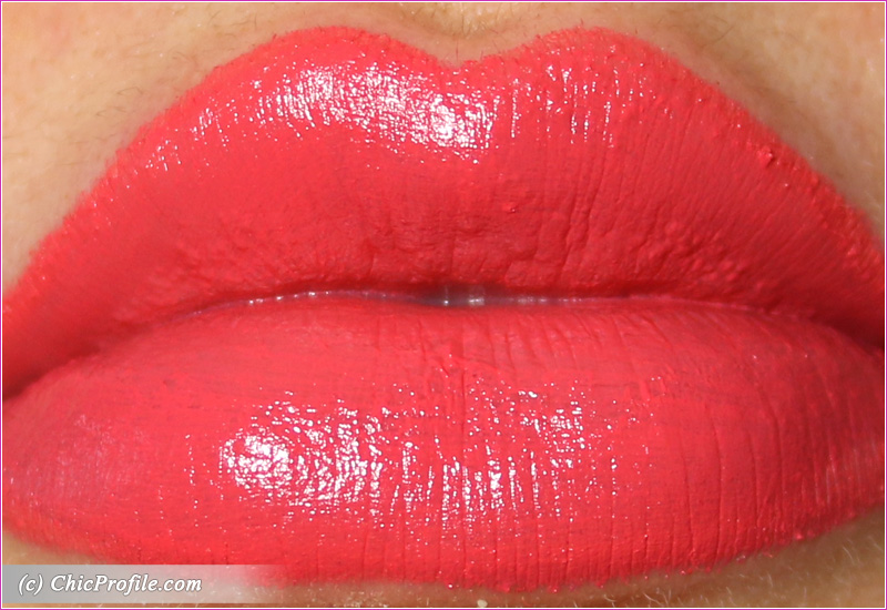 Hermes Rose Satin Lipstick Lip Swatch