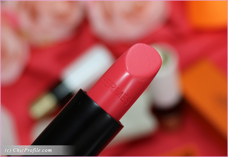 HERMES Rouge Hermes - Satin lipstick in 21 Rose Spice